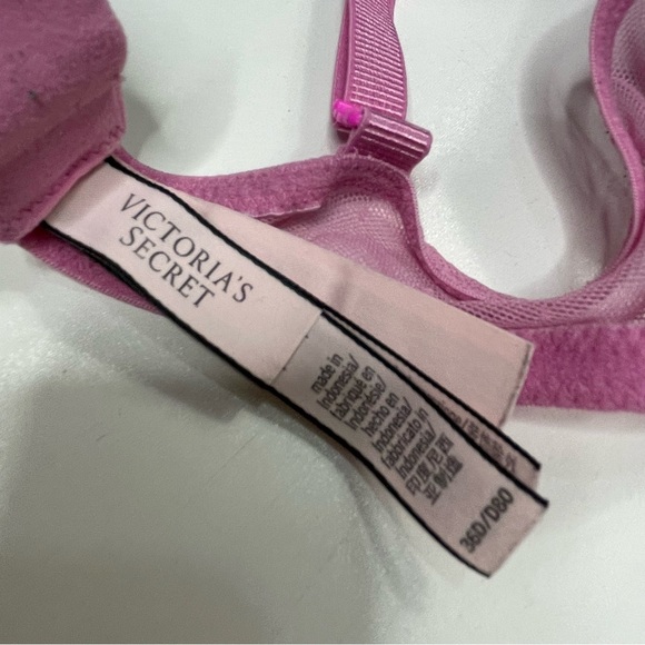 VICTORIA’S SECRET • Pink lace push up bra - Picture 6 of 6